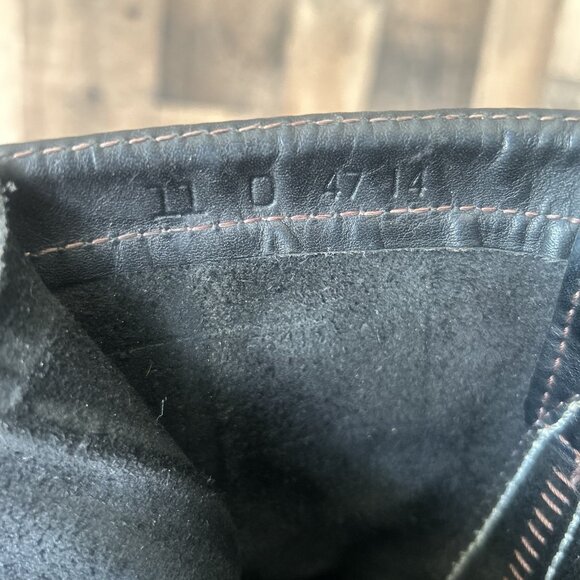 Wesco Logger Steel Toe Black Lace Up Work Boots Mens 11 D - Picture 5 of 12